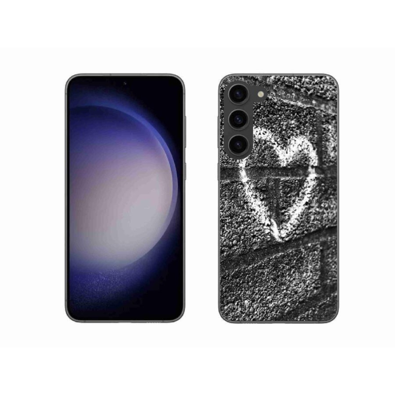 Gél borítás mmCase Samsung Galaxy S23+ 5G - szív a falon