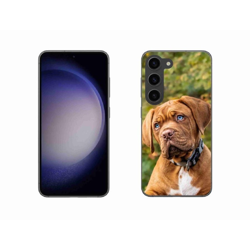 Zselés borítás mmCase Samsung Galaxy S23 5G - kölyökkutyakékhez