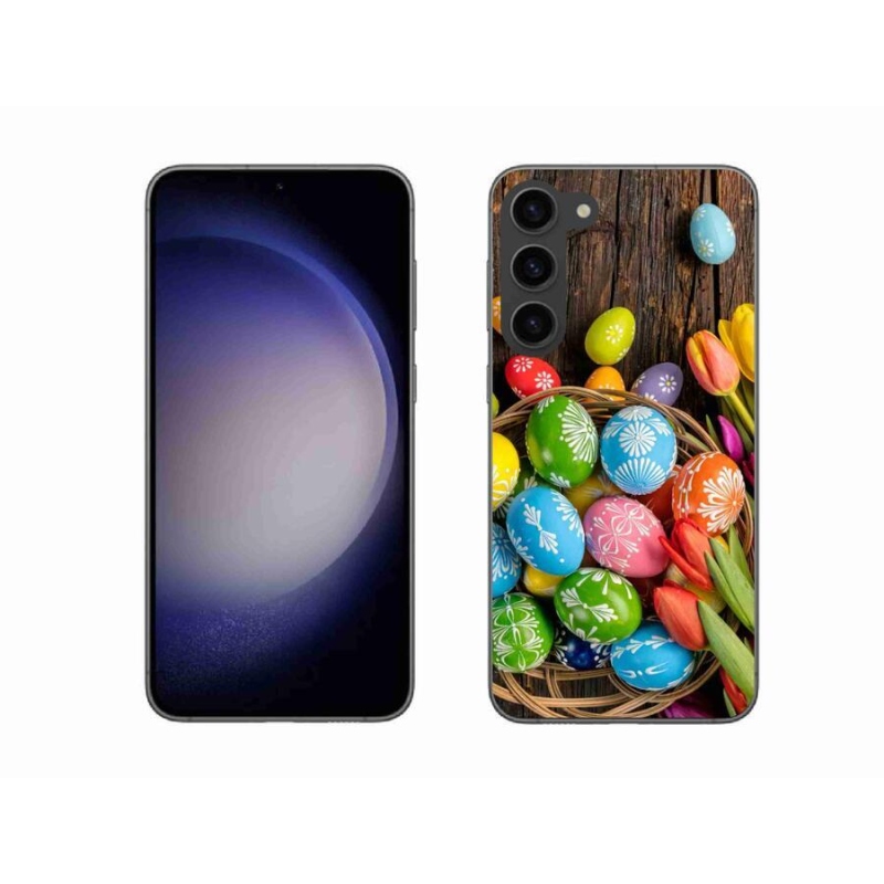 Gél borítás mmCase Samsung Galaxy S23+ 5G - Húsvéti tojás