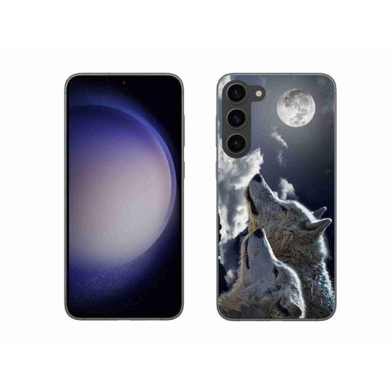 Gél védőburkolat mmCase Samsung Galaxy S23+ 5G - farkasok