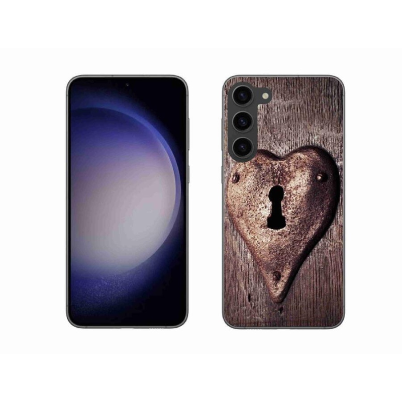 Zselés borítás mmCase Samsung Galaxy S23+ 5G - szív alakú zárt tok