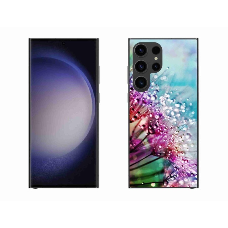 Gél borítás mmCase Samsung Galaxy S23 Ultra 5G - színes virágok