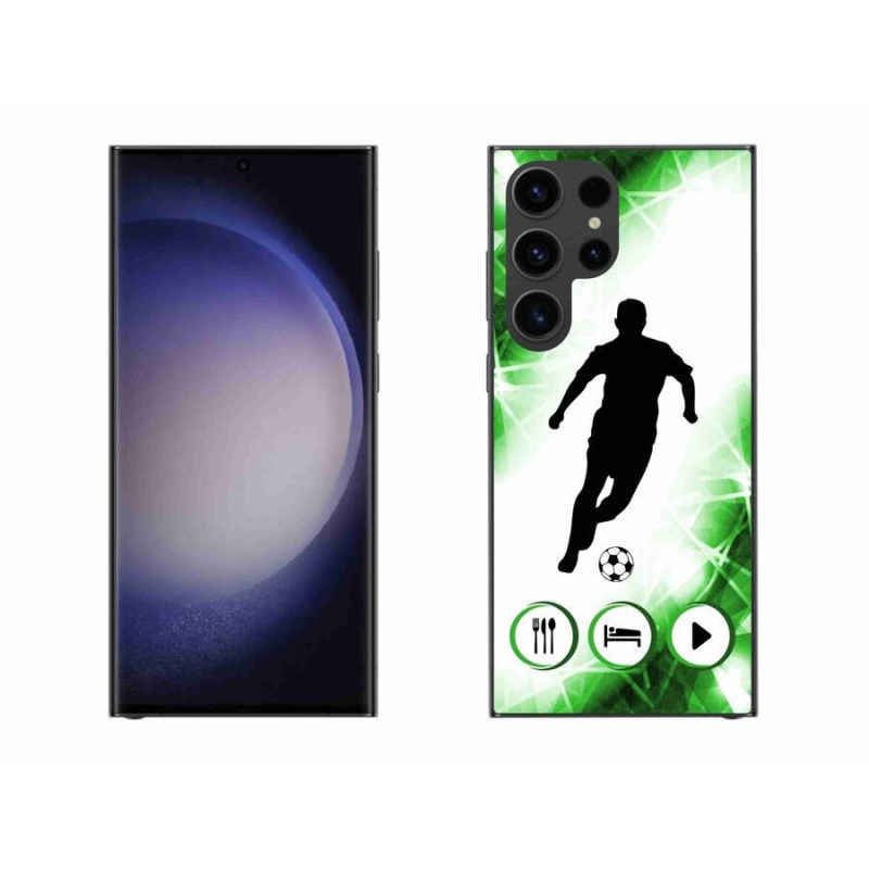 Zselés borítás mmCase Samsung Galaxy S23 Ultra 5G - focista számára