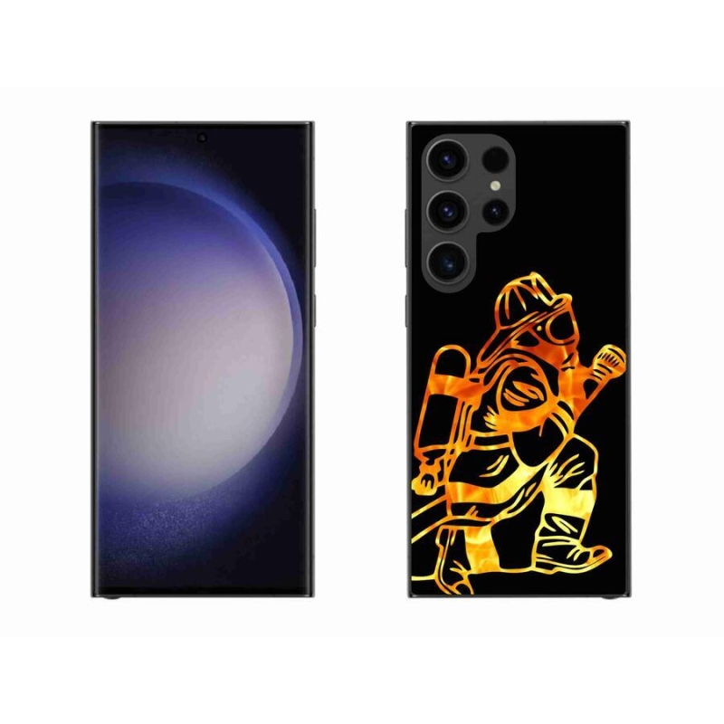 Gél borítás mmCase Samsung Galaxy S23 Ultra 5G - tűzoltó 1