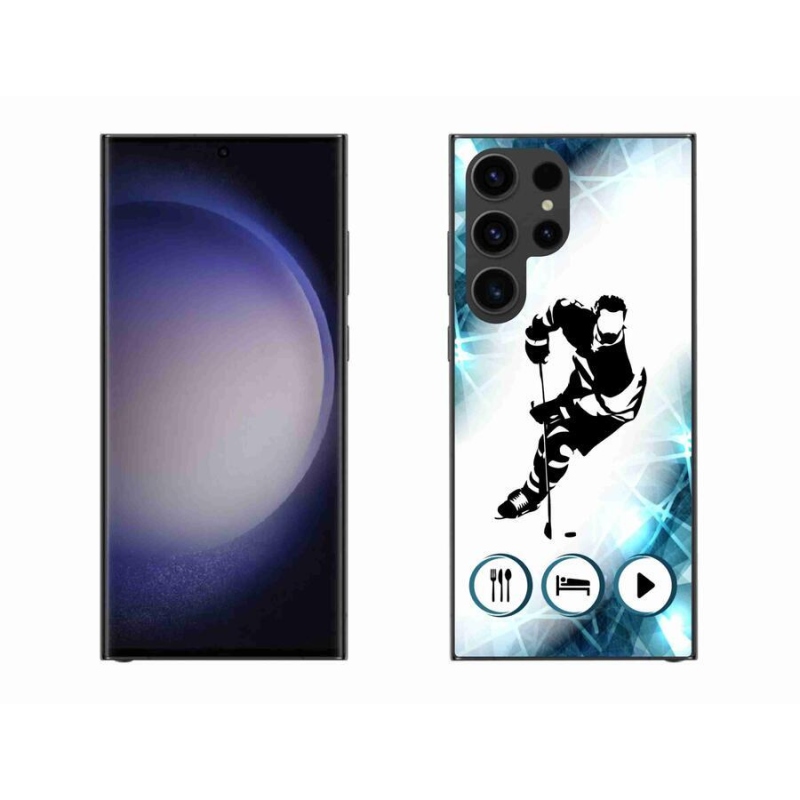 Zselés borítás mmCase Samsung Galaxy S23 Ultra 5G - jégkorong 1