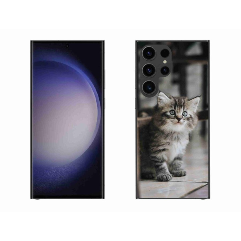 Gél védőhuzat mmCase Samsung Galaxy S23 Ultra 5G - cica - Samsung Galaxy S23 Ultra 5G számára