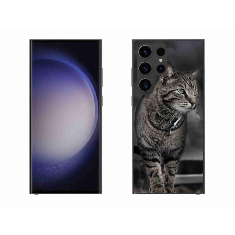 Zselés borítás mmCase Samsung Galaxy S23 Ultra 5G - macska