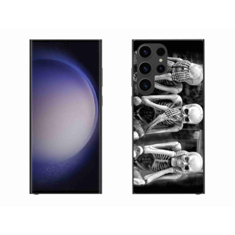 Gél borítás mmCase Samsung Galaxy S23 Ultra 5G - csontvázakhoz