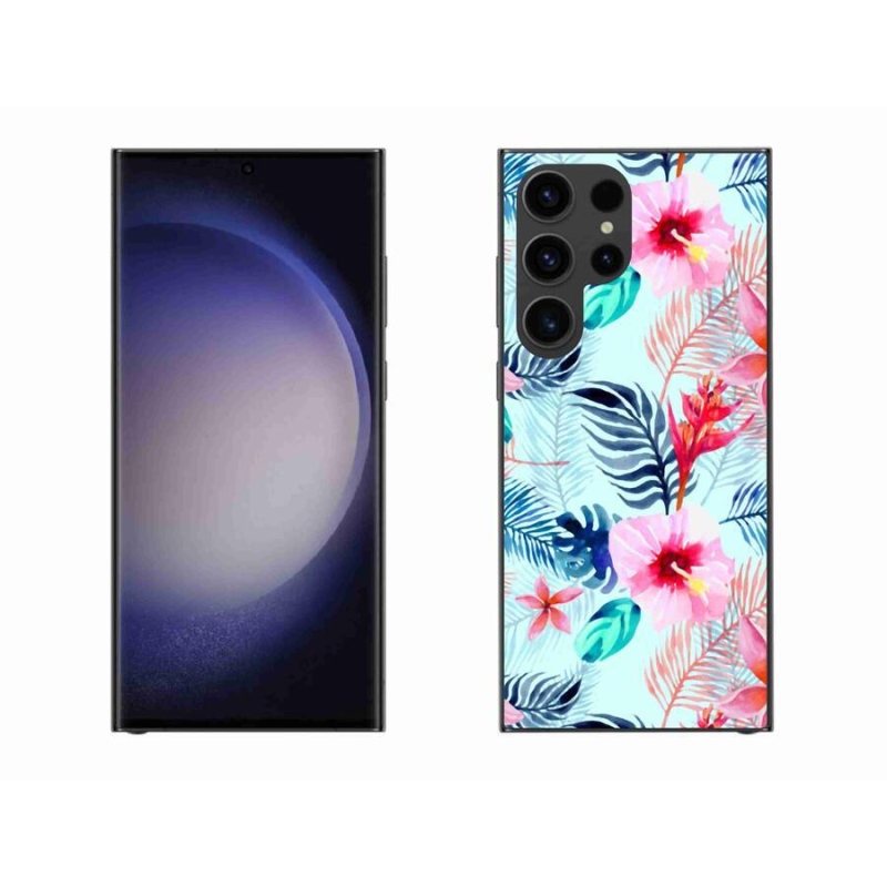 Zselés borítás mmCase Samsung Galaxy S23 Ultra 5G - virágok