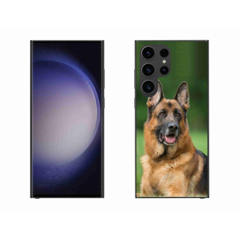 Zselés borítás mmCase Samsung Galaxy S23 Ultra 5G - Német juhászkutya számára