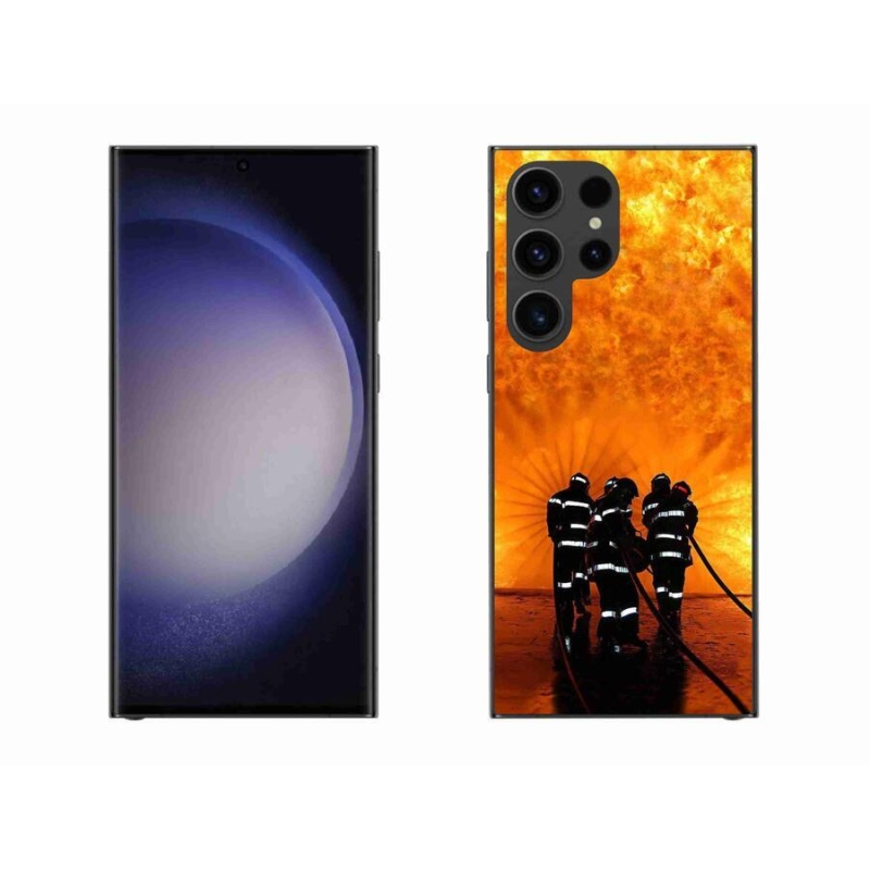 Gél borítás mmCase Samsung Galaxy S23 Ultra 5G - tűz