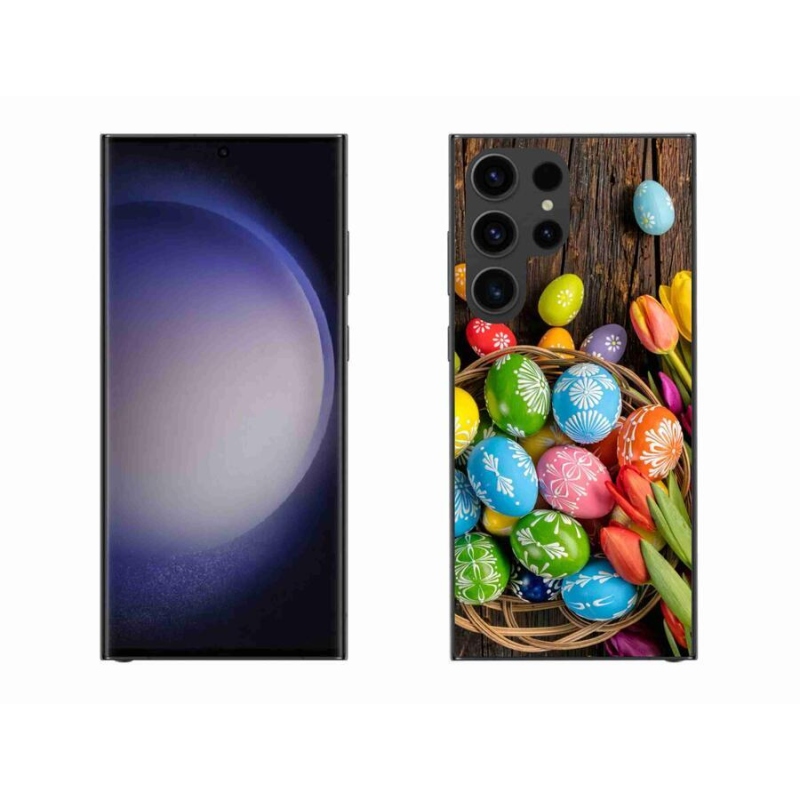 Zselés borítás mmCase Samsung Galaxy S23 Ultra 5G - Húsvéti tojás