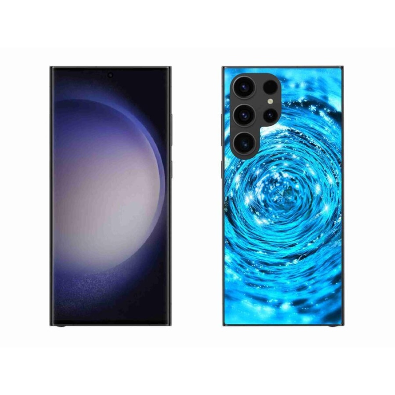 Gél borítás mmCase Samsung Galaxy S23 Ultra 5G - water vortex - Samsung Galaxy S23 Ultra 5G - vízörvény