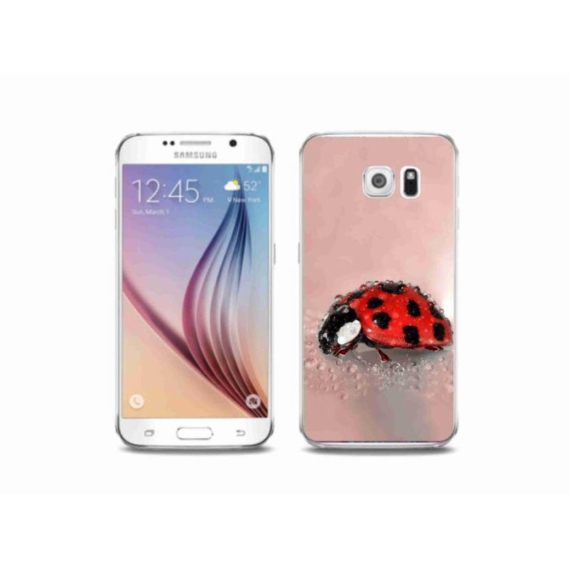 Gél védőhuzat mmCase Samsung Galaxy S6 készülékhez - katicabogár
