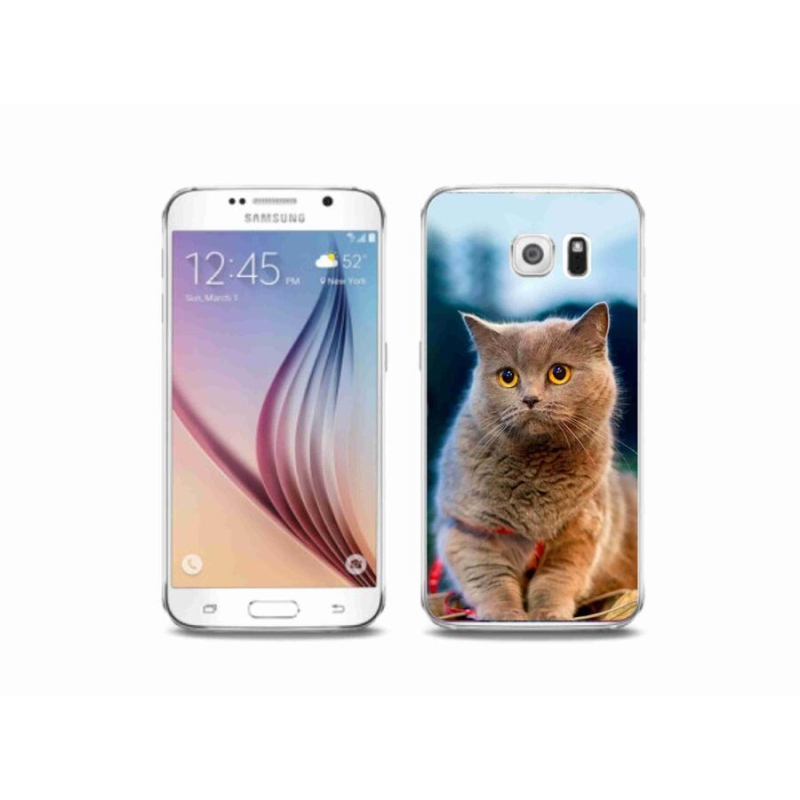 Gél védőhuzat mmCase Samsung Galaxy S6 készülékhez - brit kék 2