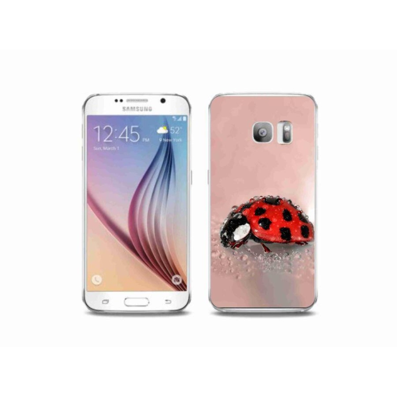 Gél védőhuzat mmCase Samsung Galaxy S6 Edge készülékhez - katicabogár