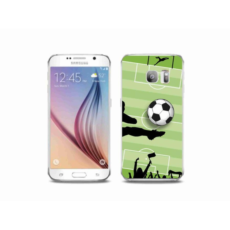 Gél borítás mmCase Samsung Galaxy S6 Edge - futball 3