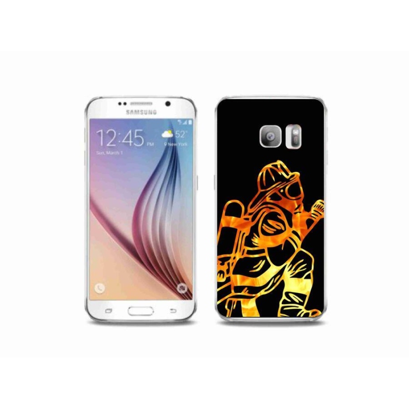 Zselés borítás mmCase Samsung Galaxy S6 Edge - tűzoltó 1