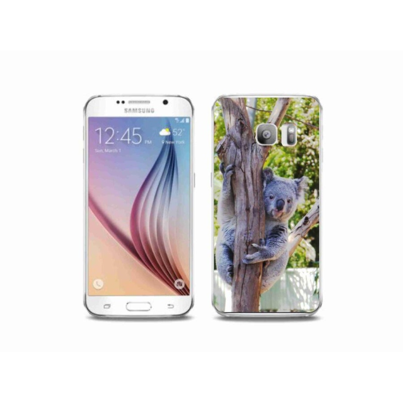 Zselés borítás mmCase Samsung Galaxy S6 Edge készülékhez - koala