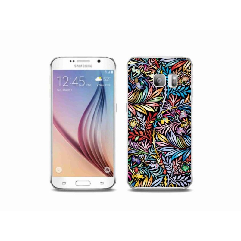 Gél borítás mmCase Samsung Galaxy S6 Edge - virágok 5