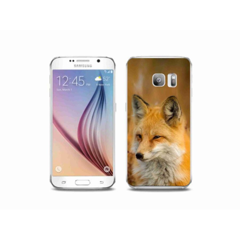 Zselés borítás mmCase Samsung Galaxy S6 Edge készülékhez - róka