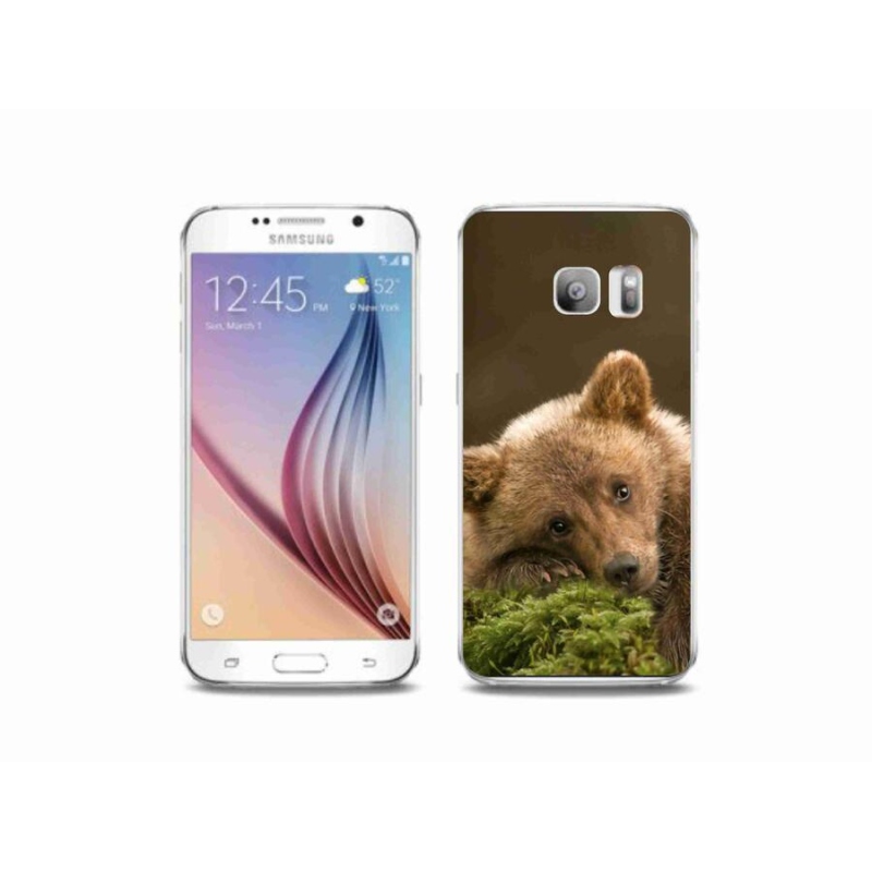 Zselés borítás mmCase Samsung Galaxy S6 Edge - medve