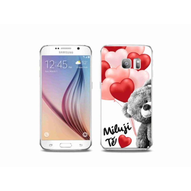 Gél borítás mmCase Samsung Galaxy S6 Edge készülékhez - I love you