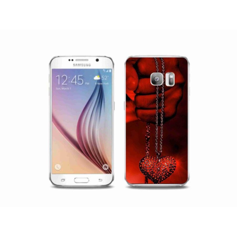 Gél borítás mmCase Samsung Galaxy S6 Edge készülékhez - nyaklánc
