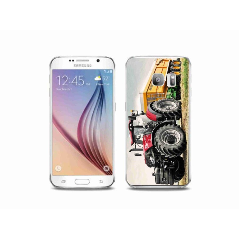 Zselés borítás mmCase Samsung Galaxy S6 Edge készülékhez - traktor 3