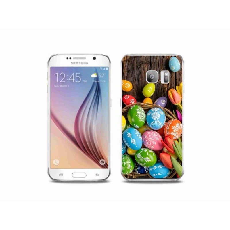 Gél borítás mmCase Samsung Galaxy S6 Edge készülékhez - Húsvéti tojás