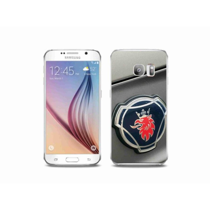 Gél védőburkolat mmCase Samsung Galaxy S6 Edge készülékhez - karakter 2