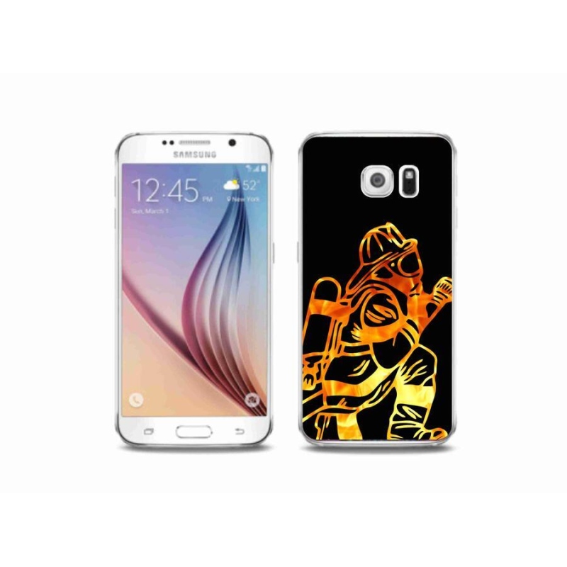 Gél borítás mmCase Samsung Galaxy S6 készülékhez - tűzoltó 1