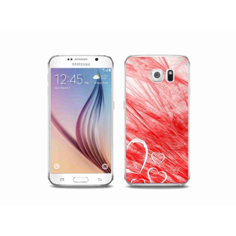 Zselés borítás mmCase Samsung Galaxy S6 készülékhez - szív