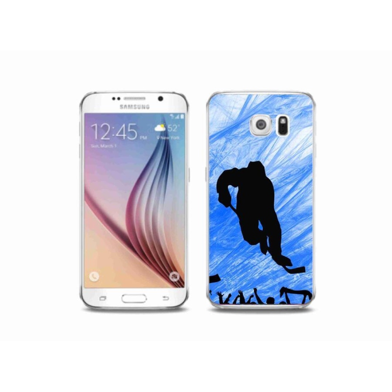 Gél borítás mmCase Samsung Galaxy S6 készülékhez - hokijátékos