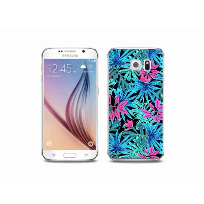 Gél borítás mmCase Samsung Galaxy S6 - virágok 3