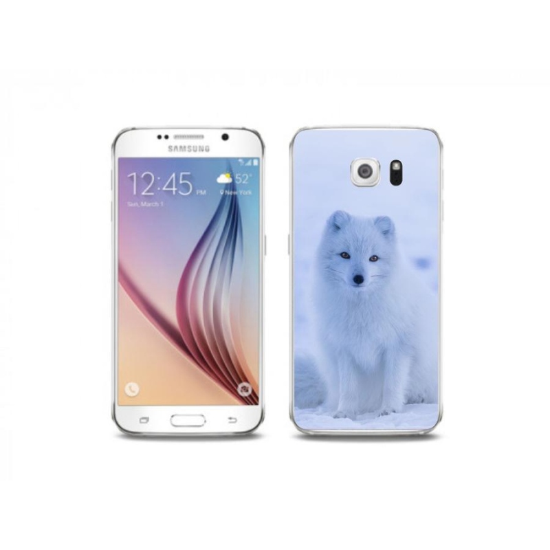 Zselés borítás mmCase Samsung Galaxy S6 készülékhez - polár róka