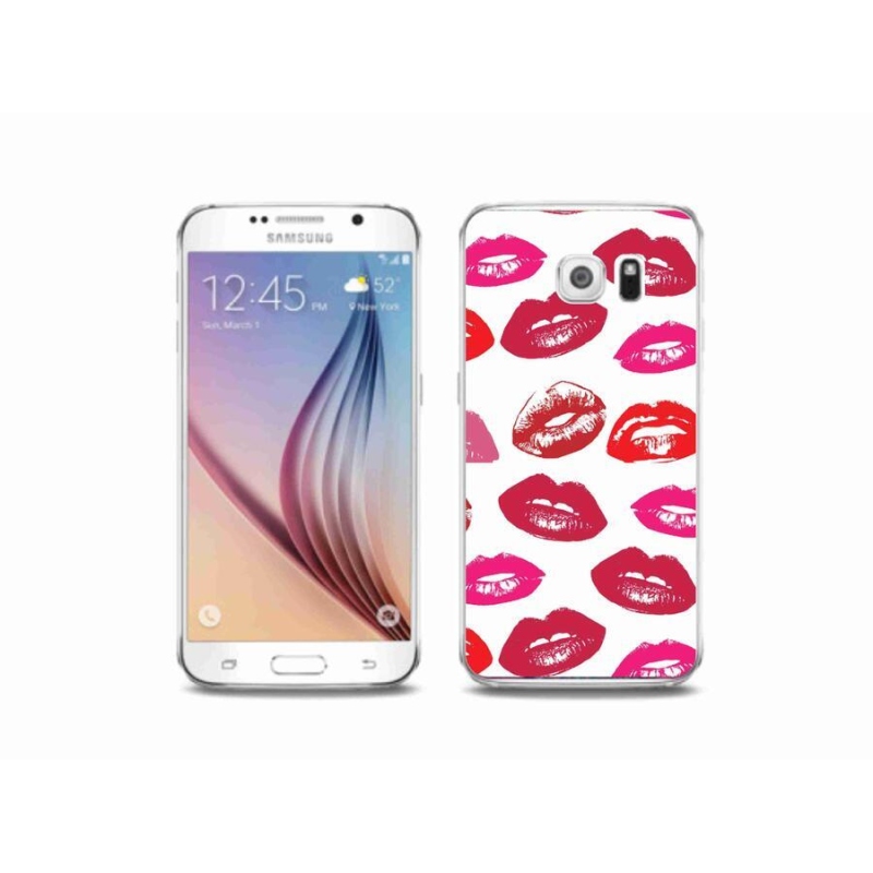Zselés borítás mmCase Samsung Galaxy S6 - ajkakhoz