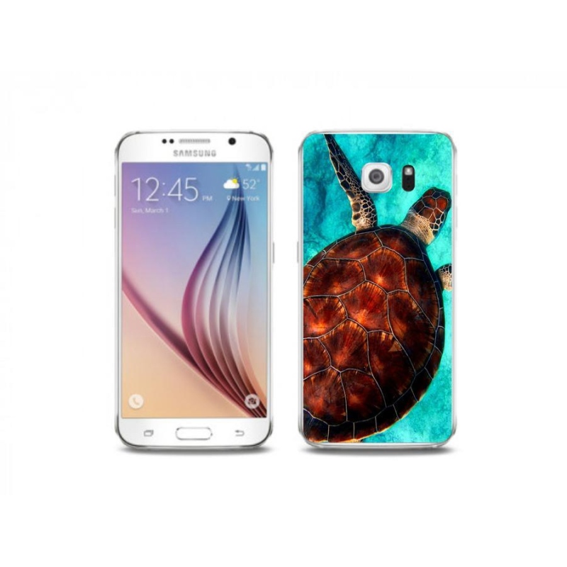 Zselés borítás mmCase Samsung Galaxy S6 készülékhez - teknősbéka