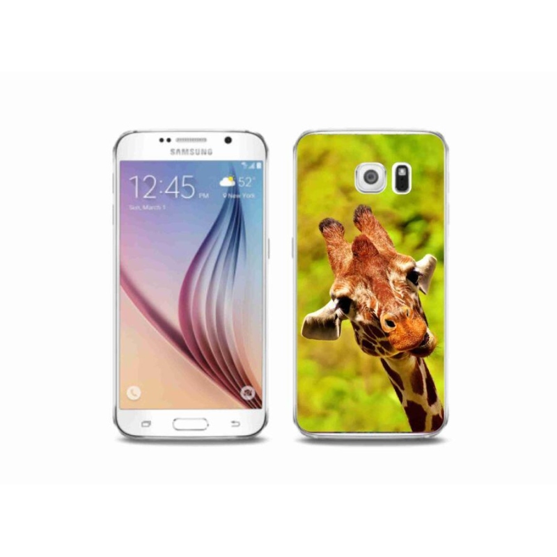 Zselés borítás mmCase Samsung Galaxy S6 készülékhez - zsiráf