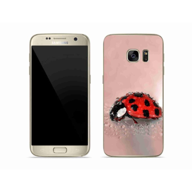 Zselés borítás mmCase Samsung Galaxy S7 készülékhez - katicabogár