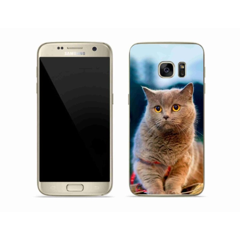 Gél védőhuzat mmCase Samsung Galaxy S7 - brit kék 2