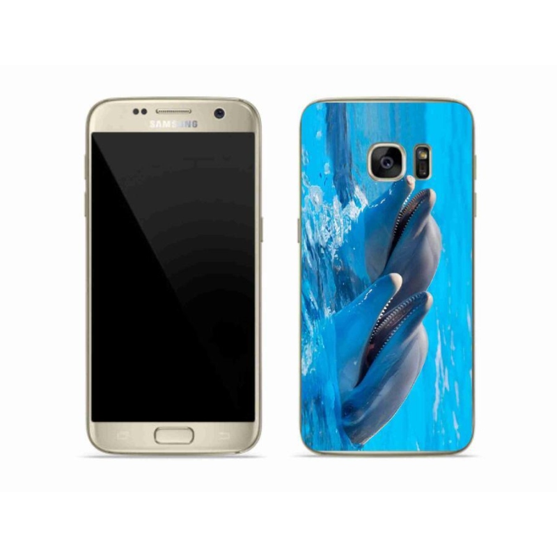 Zselés borítás mmCase Samsung Galaxy S7 készülékhez - delfinek