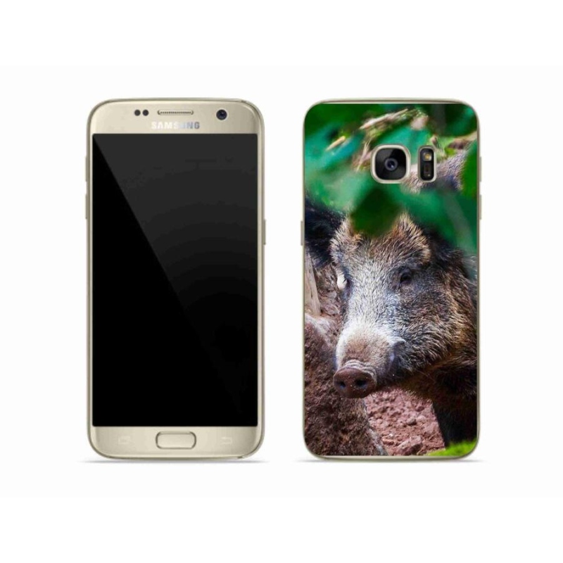 Gél borítás mmCase Samsung Galaxy S7 készülékhez - vaddisznó
