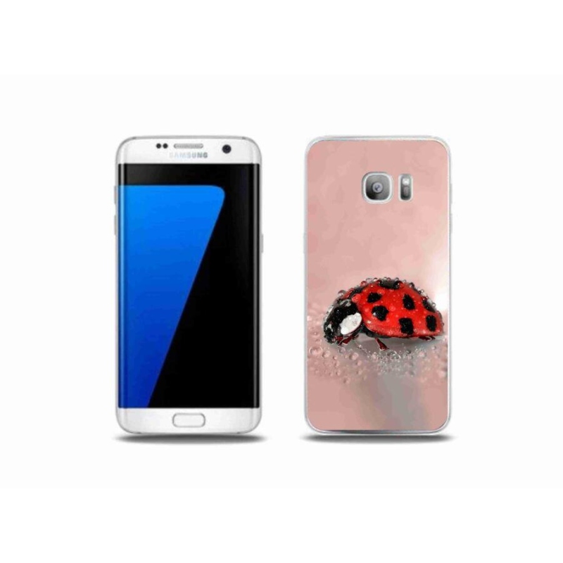 Zselés borítás mmCase Samsung Galaxy S7 Edge készülékhez - katicabogár