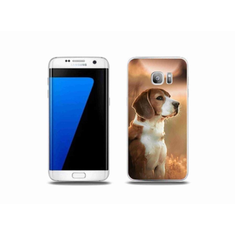 Gél védőhuzat mmCase Samsung Galaxy S7 Edge készülékhez - bézs színű