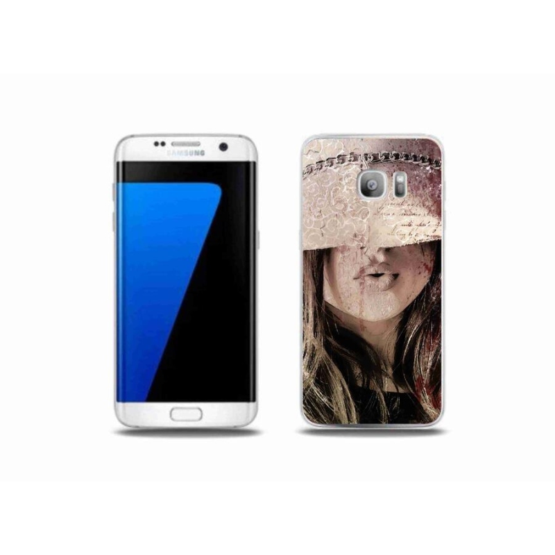 Gél borítás mmCase Samsung Galaxy S7 Edge készülékhez - lány