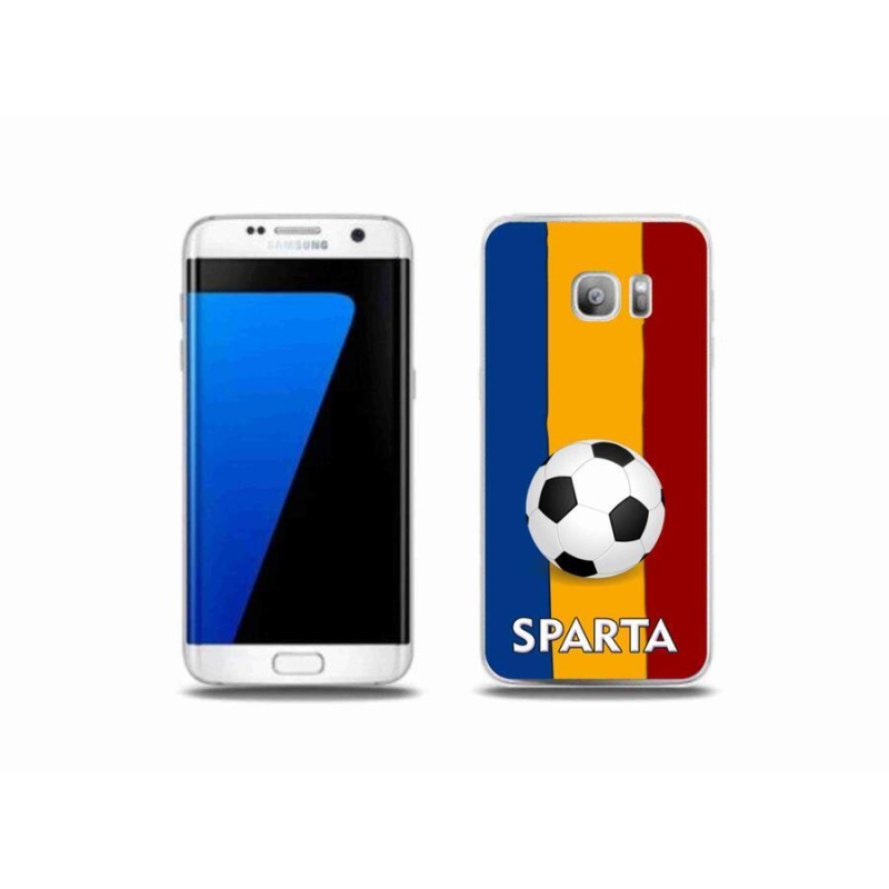 Gél borítás mmCase Samsung Galaxy S7 Edge készülékhez - futball 1