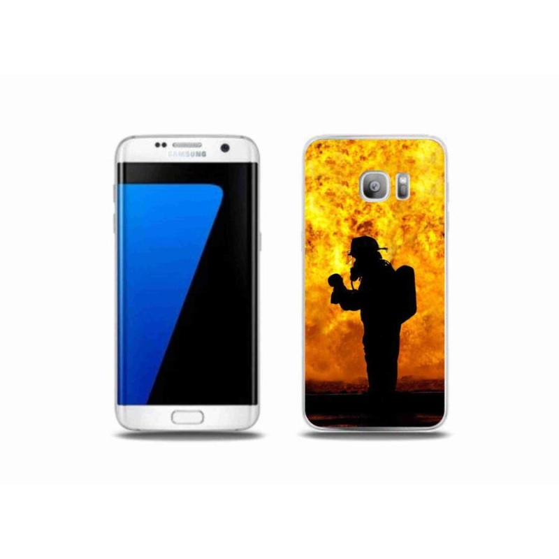 Gél borítás mmCase Samsung Galaxy S7 Edge készülékhez - tűzoltó