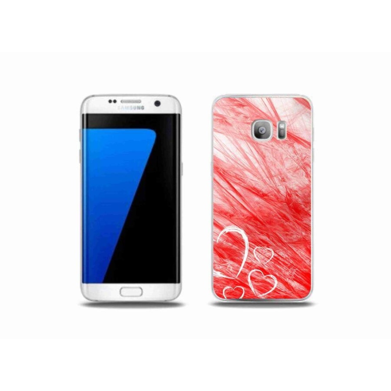 Gél borítás mmCase Samsung Galaxy S7 Edge készülékhez - szív