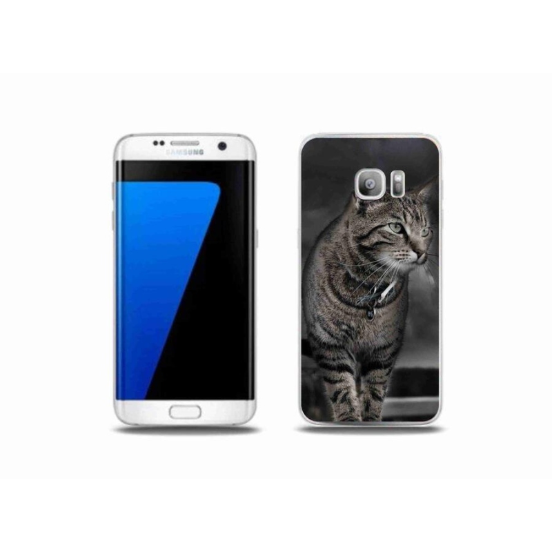 Zselés borítás mmCase Samsung Galaxy S7 Edge készülékhez - macska